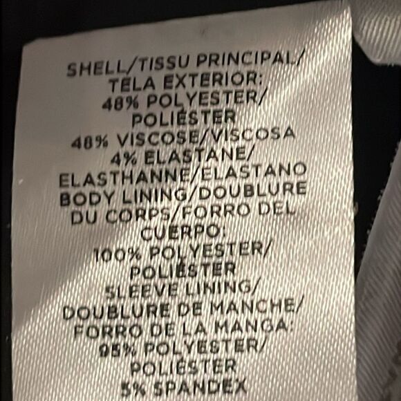 Ann Taylor Black Notched Collar Jacket - Picture 4 of 5